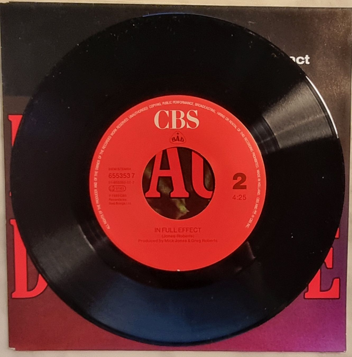 Dischi in vinile: Single Big Audio Dynamite "Contact" Ex-Clash mint! – Nuovo e nell'imballaggio originale da Luzern venduto da Frizzz 3