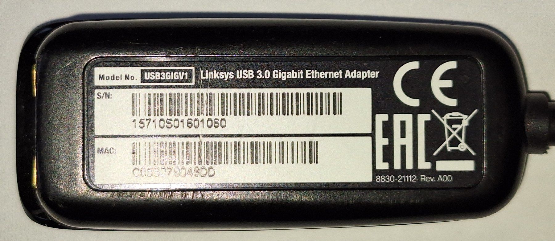 Linksys Unità & Adattatore: LINKSYS USB 3.0 Gigabit Ethernet Adapter – Nuovo (secondo la descrizione) da Sevelen venduto da rwi_k7mr 2