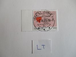 Voll Letzttagsstempel der Postschliessung 1566 St-Aubin FR