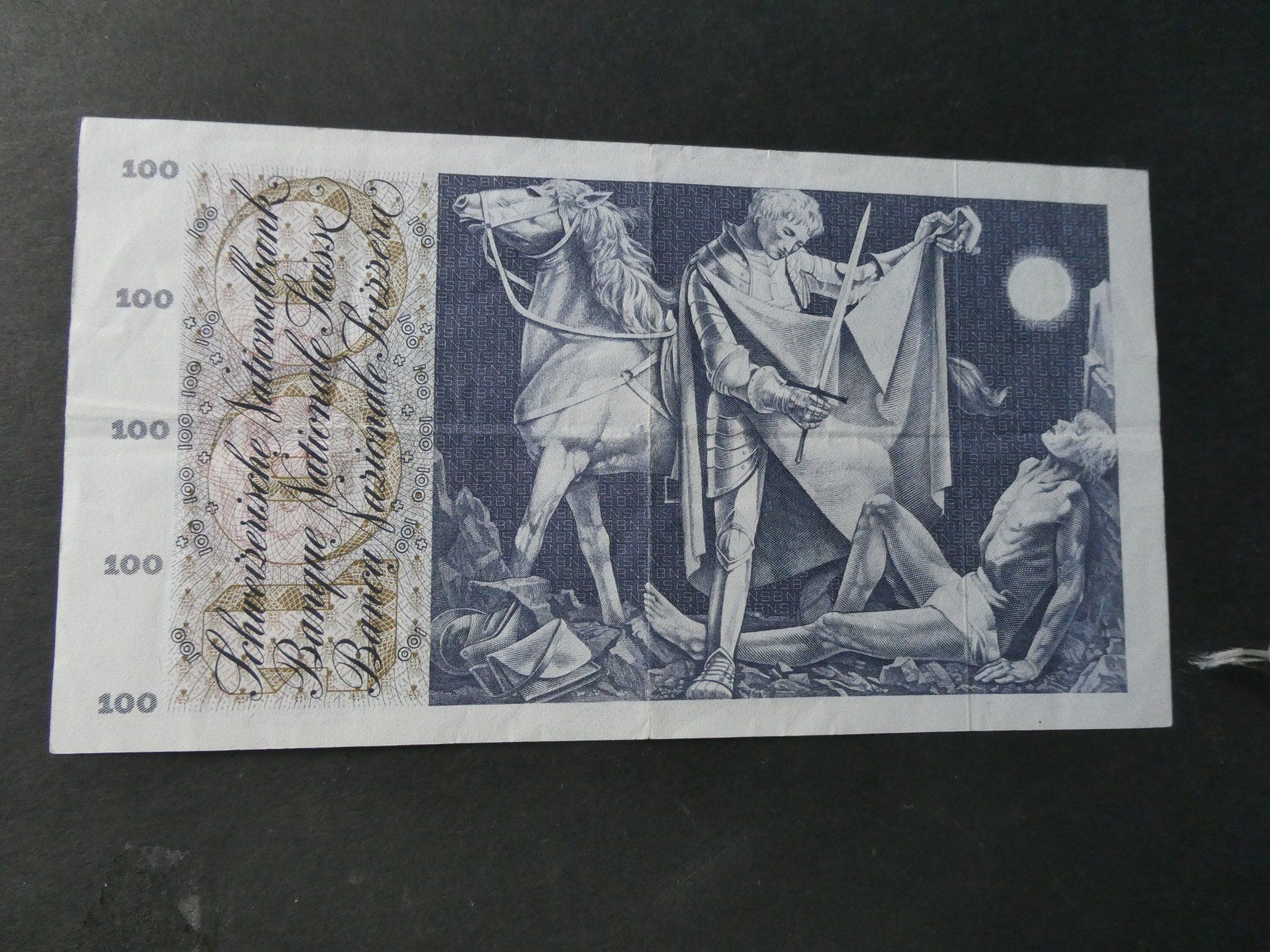 Banconote: Schweiz 1973, 100 Franken – Usato da Hinterforst venduto da rohusri 1