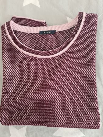 Olsen Pullover, Grösse 42, Bordeaux-Rosa, Top Zustand!