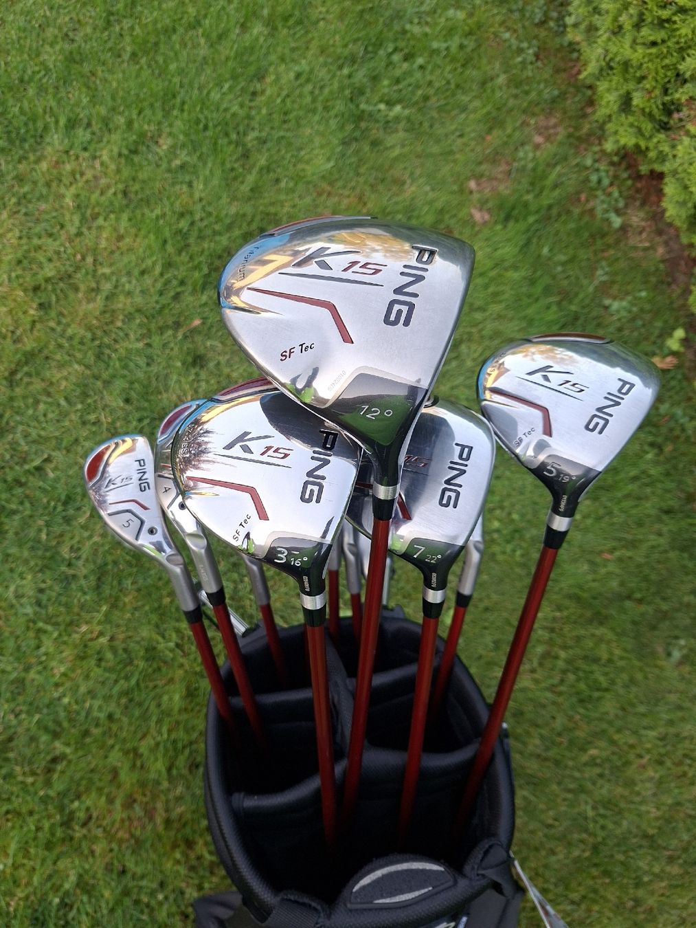 Ping Mazze & Set: PING K15 TFC Golfschläger Set + Bag – Usato da Gümligen venduto da V10-Shop 2