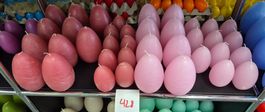 428 Posten Oster-Kerzen & Deko aus Liquidation