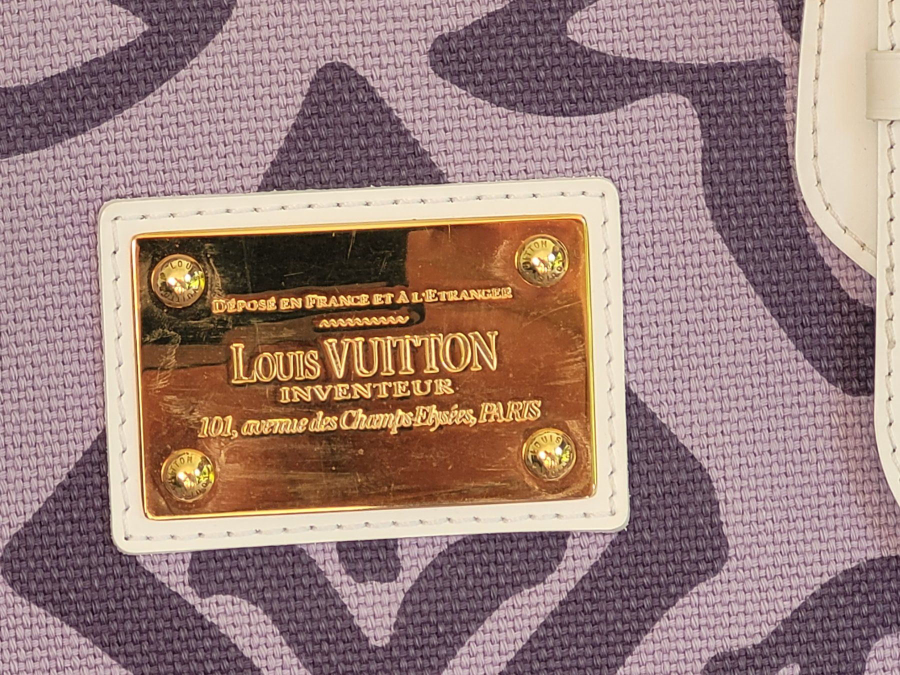 Louis Vuitton Borse da donna: Louis Vuitton Purple Monogram Tahitienne Cabas – Nuovo (secondo la descrizione) da Balsthal venduto da Marche 4