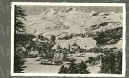 AK sw St. Moritz GR Palace Hotel ≈ 1934