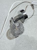 Nachttischlampe verspielt silber