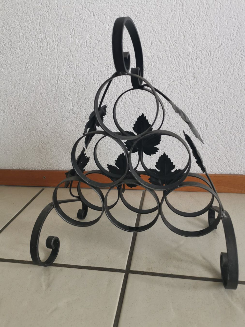 Portabottiglie: Porte-bouteilles en fer forgé – Usato da Courtepin venduto da mara_1808