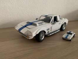 Mattel Brick Shop Hot Wheels Corvette Bausatz