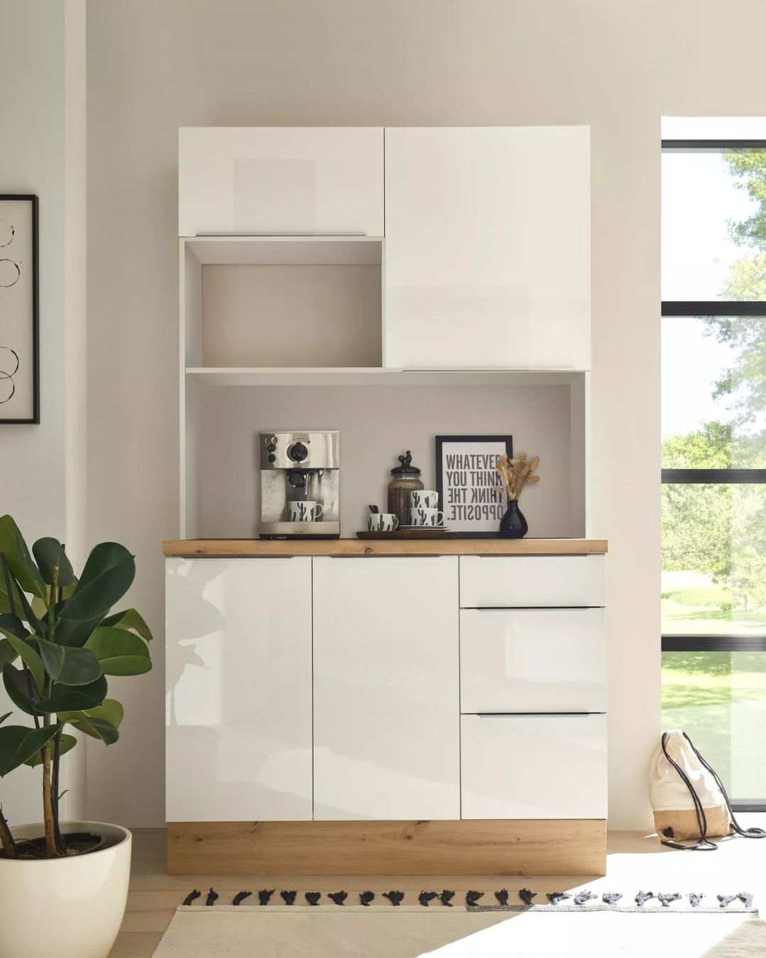 Credenze: 940 - Buffetschrank Küchen Buffet Premium 120cm Weiss – Nuovo e nell'imballaggio originale da Wallenwil venduto da toesstalvertrieb