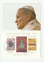 Sonderblock 1985 Johannes Paul II