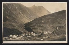 Hospenthal, Blick gegen die Gotthardstra