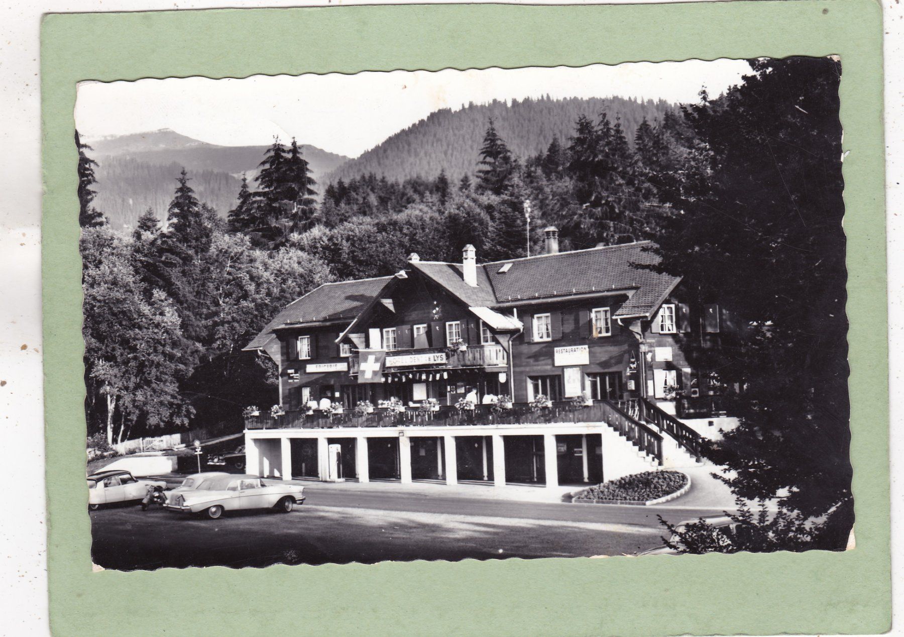 Cartoline postali: Les Paccots s Châtel St. Denis Hotel de Lys 1964 – Usato da Herisau venduto da Lisegrat2008