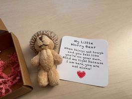 Kleiner Glücksbringer, Sorgenbärchen, "My little worry Bear"