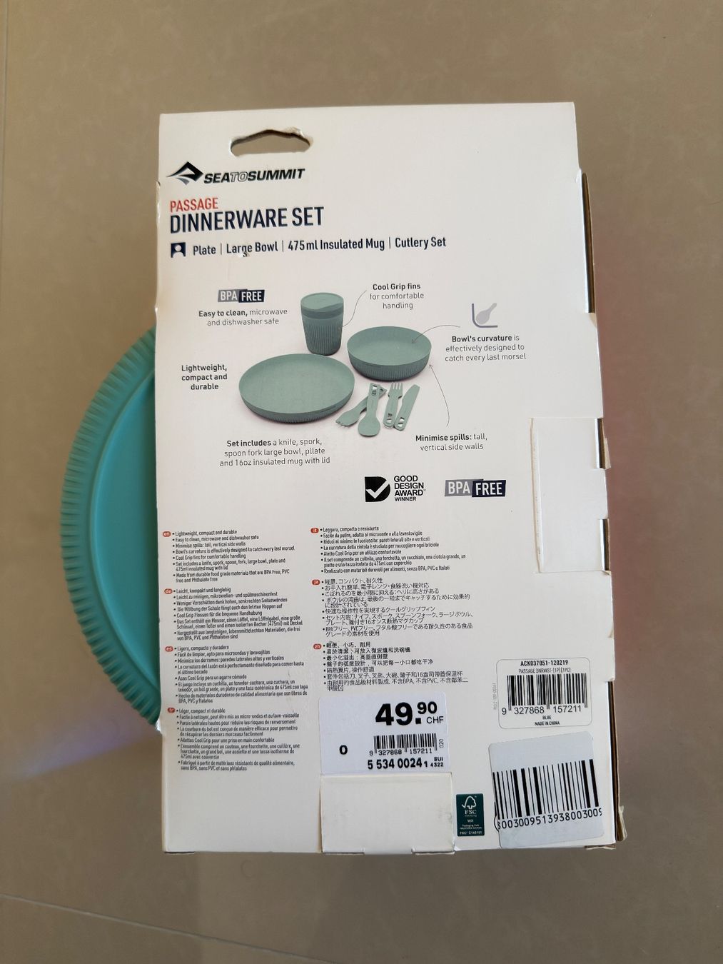 Sea to Summit Geschirrsets: Sea to Summit Passage Dinnerware Set 7-teilig – Neu und originalverpackt aus Trimbach von Fily-90 1