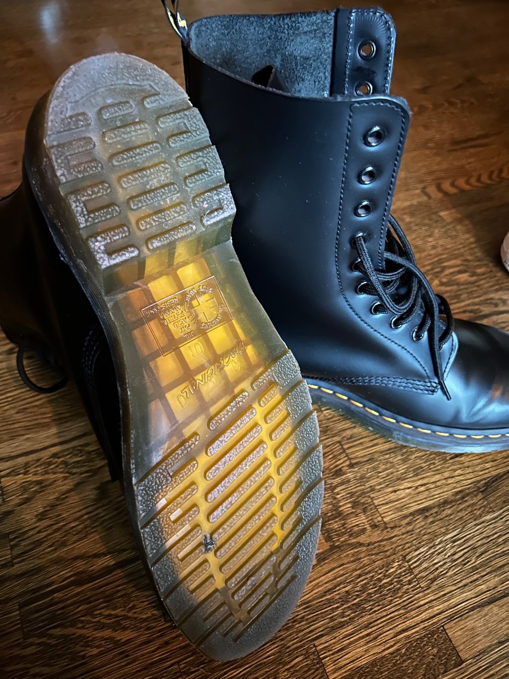 Dr. Martens Scarpe da uomo: Dr. Martens Stiefel, Schwarz, Grösse 45 NEU – Nuovo (secondo la descrizione) da Bern venduto da cip_v9xh 2