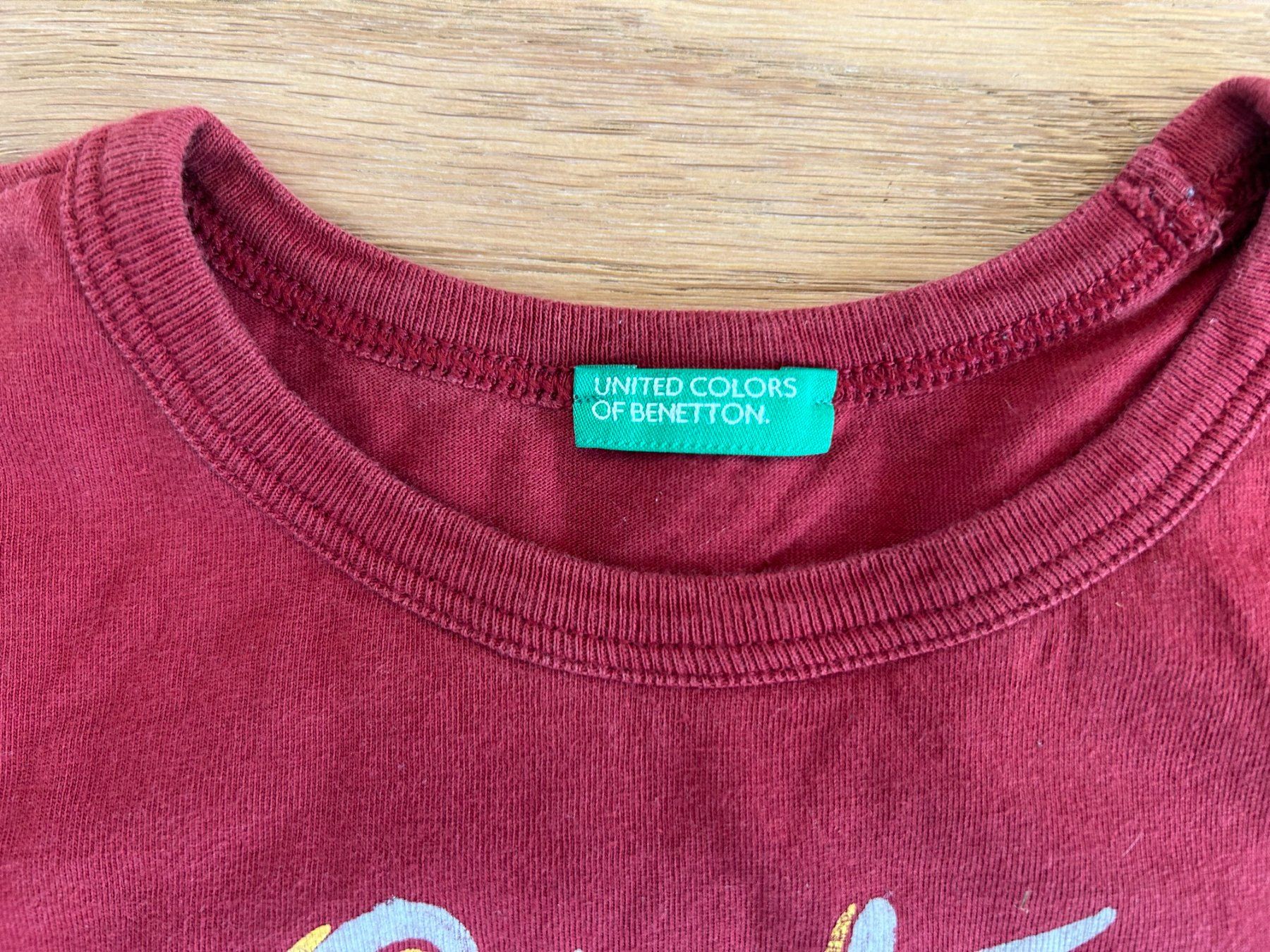Benetton Camicie, T-shirt & Polo: Kinder- T- Shirt rot BENETTON 152 – Usato da Grub AR venduto da DukeStatham 4