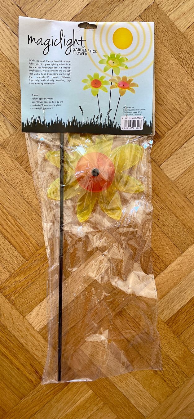 Tutte le decorazioni: Gartenstecker Lichtspiel Blume, NEU – Nuovo e nell'imballaggio originale da Gümligen venduto da soleil149 1