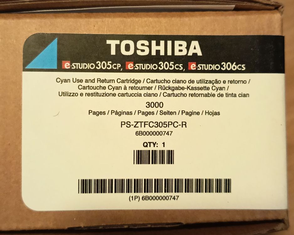 Toshiba E-Studio 305CP, 305CS, 306CS Cyan Toner - Neu (Neu und ...
