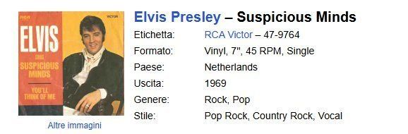 Dischi in vinile: 4x Elvis Presley 45 giri, anni '60 - Vinyl – Usato da Pambio Noranco venduto da TREBORLOP 3