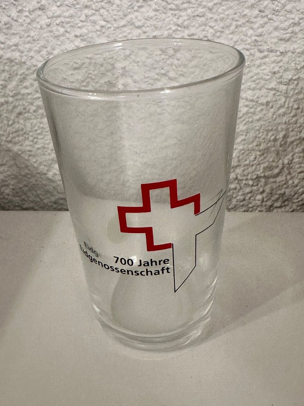 Gläser: Glas 700 Jahre Eidgenossenschaft - 18 Stück – Gebraucht aus Bülach von Jubet