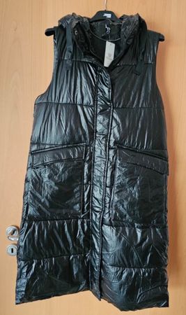 Super lässige, exklusive Stepp-Weste im Lagenlook!