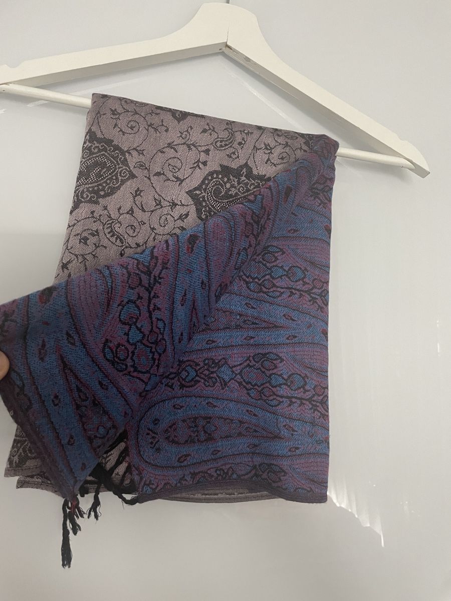 Foulard & Sciarpe: Kaschmirschal in blau/violett – Nuovo (secondo la descrizione) da Grenchen venduto da servet.t 1