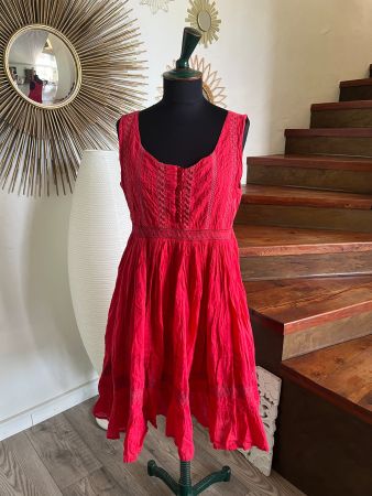 Robe rouge Vintage Louisiana L