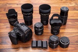 Pentax 645Z (digitale Mittelformatkamera) + 8 Objektive