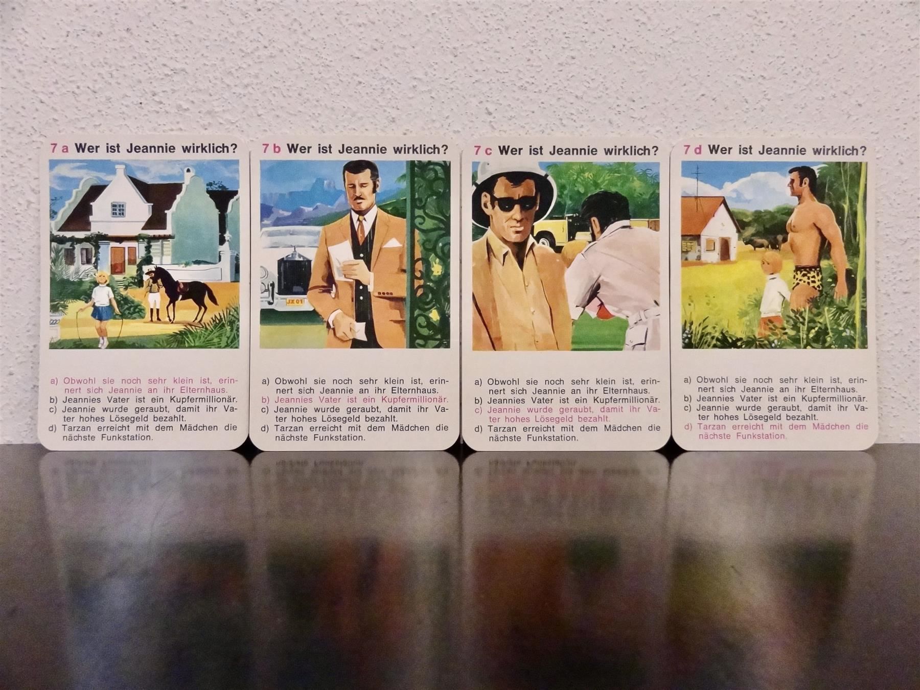 Giochi: schönes altes Quartett TARZAN 1970 – Usato da Kerzers venduto da wisaundso 7