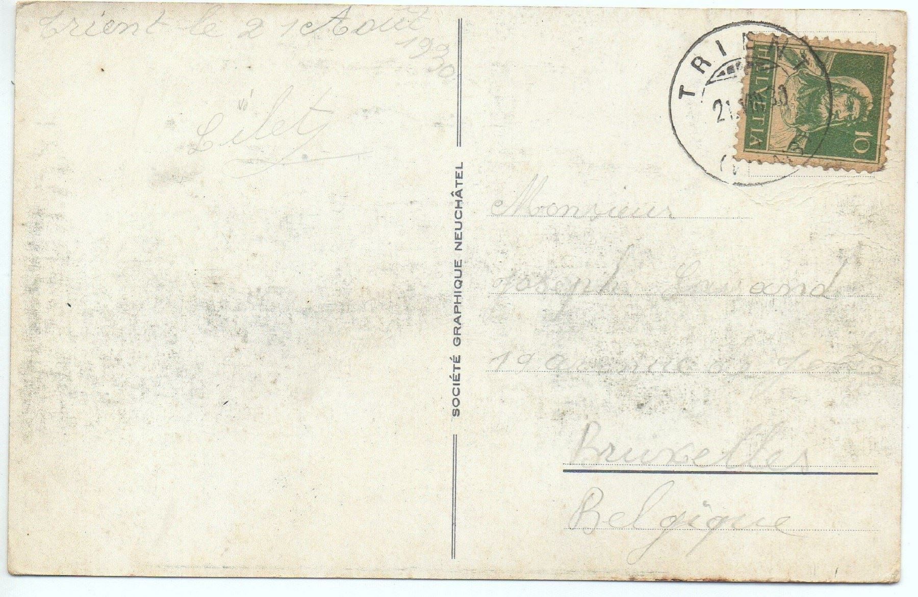 Cartes postales: HOSPICE DU GD. ST-BERNARD Postauto – D'occasion à Jona par philajona 1