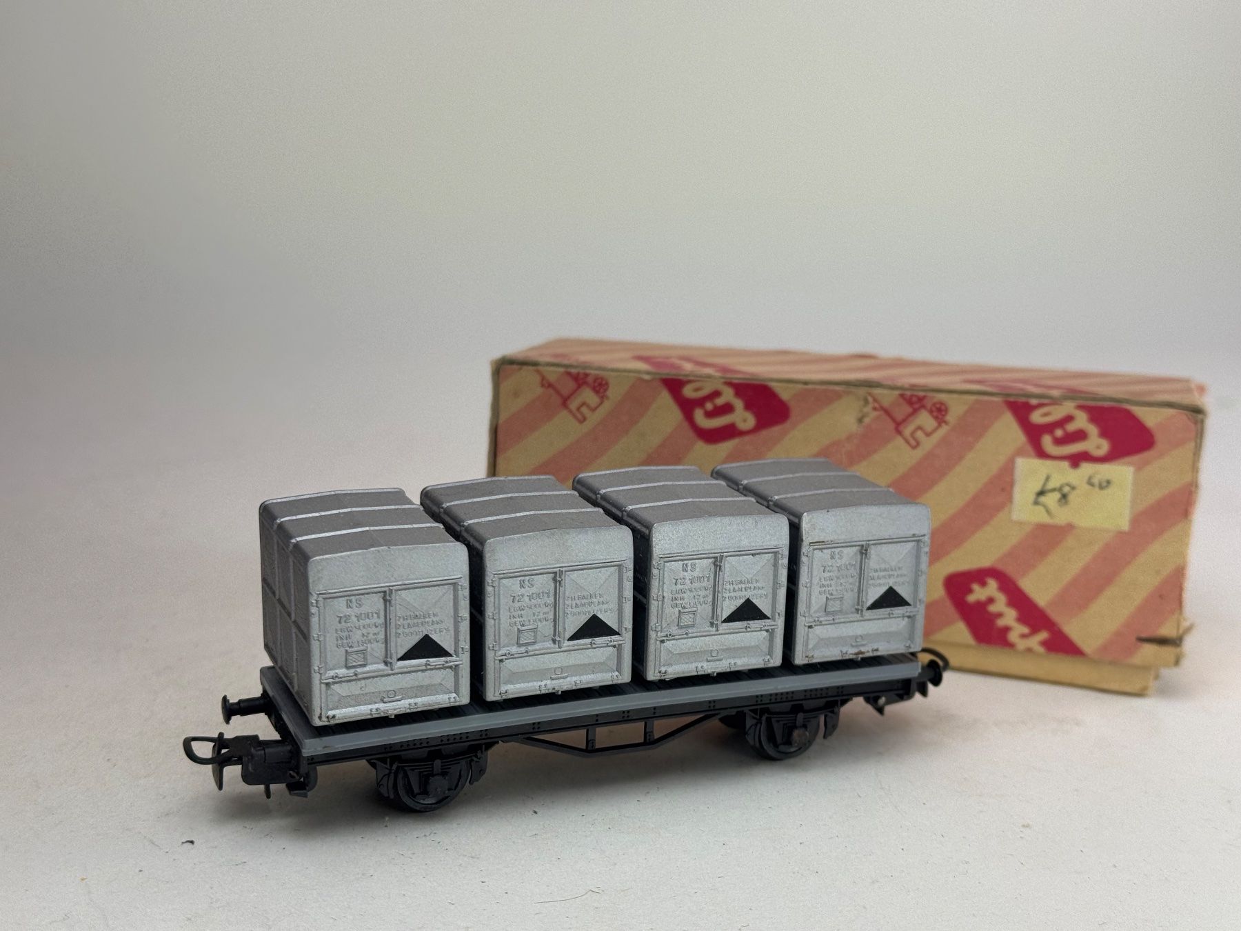 Liliput Modellini di ferrovie: EX-  Liliput Kleincontainer Güterwagen – Usato da Elm venduto da Wikmtz 1