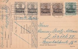 Karte Freistaat Bayern 1919