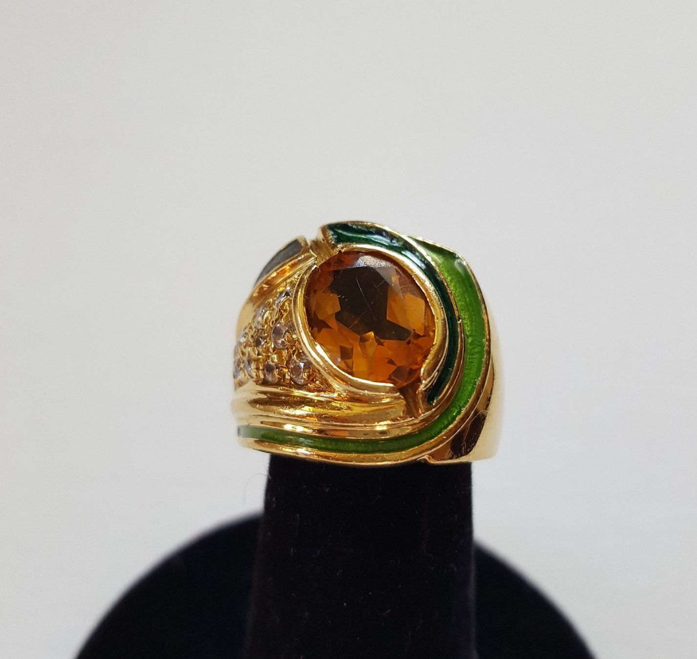 Ringe: 18 Karat 750 Massiv Gold Ring Mit Steine – Gebraucht aus Wald ZH von Aniade 4