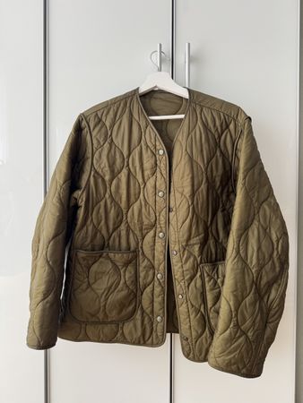 Quilt Jacke olivgrün