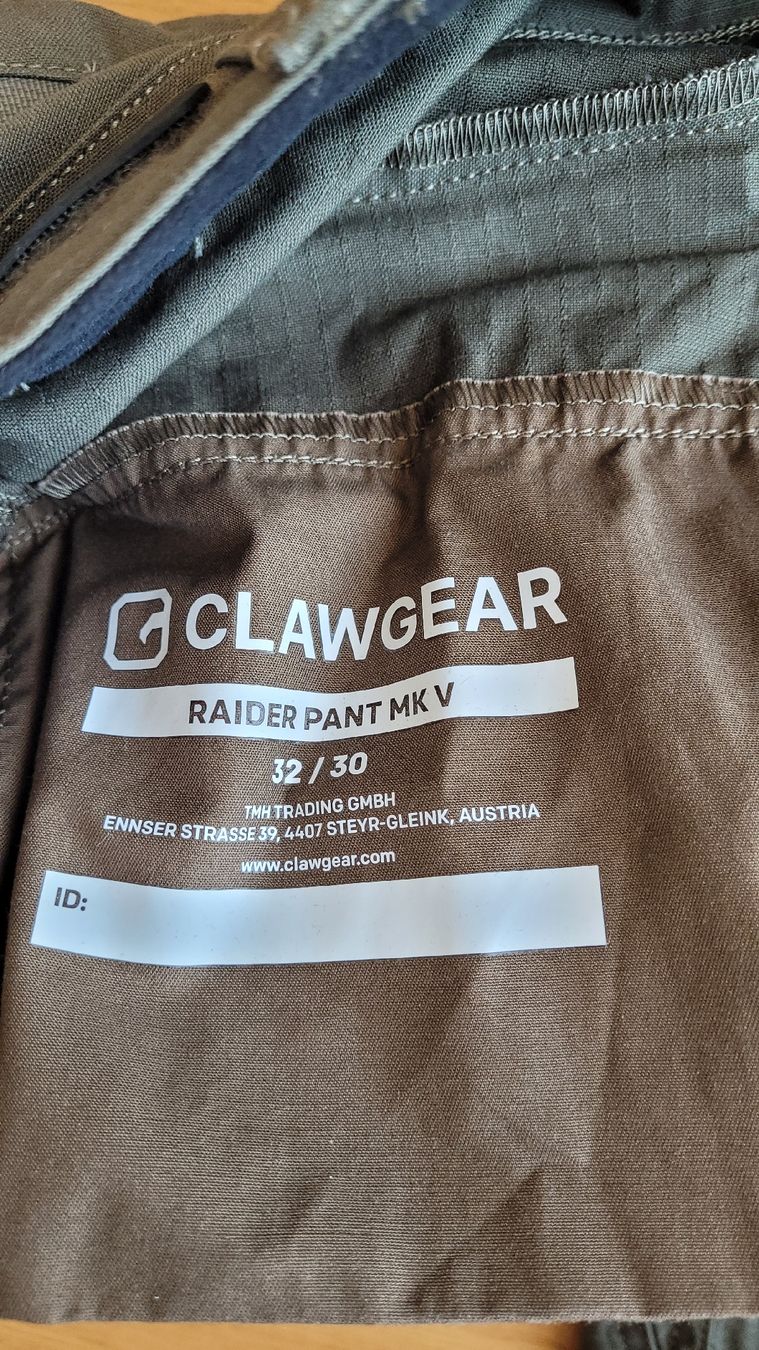 Uniformen: Clawgear Raider Pant MK 5 – Neu (gemäss Beschreibung) aus Gipf-Oberfrick von domis82 2