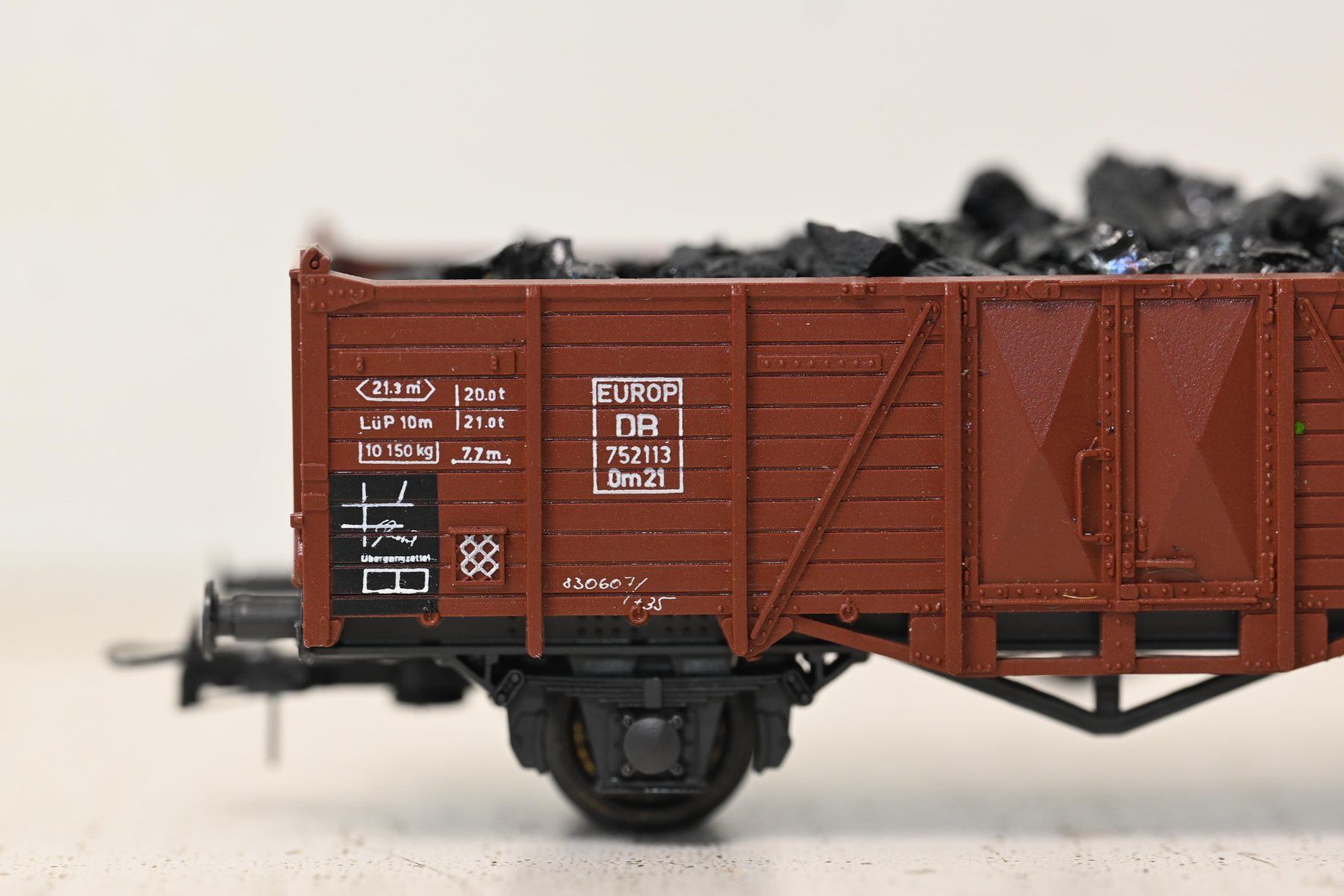 Roco Modellini di ferrovie: Kohlewagen Roco HO/DC ohne OVP – Usato da Laupen ZH venduto da Zmoewe 1