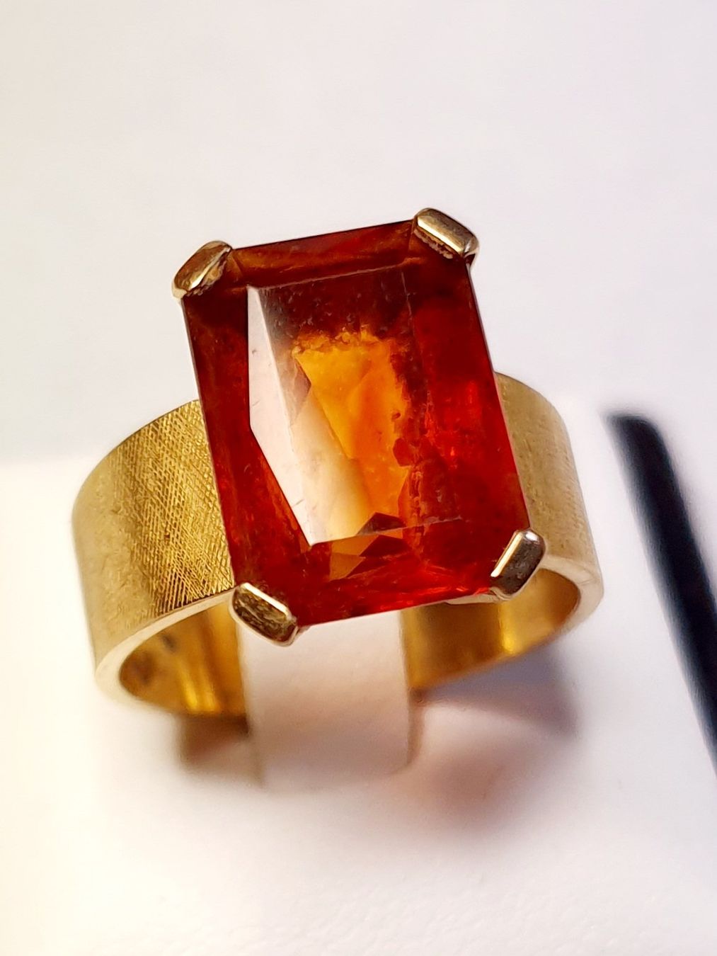 Anelli: Gold Fingerring – Nuovo e nell'imballaggio originale da Zürich venduto da adriben