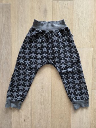 Handmade Pumphose aus leicht gefüttertem Stepp-Sweat, Gr.104