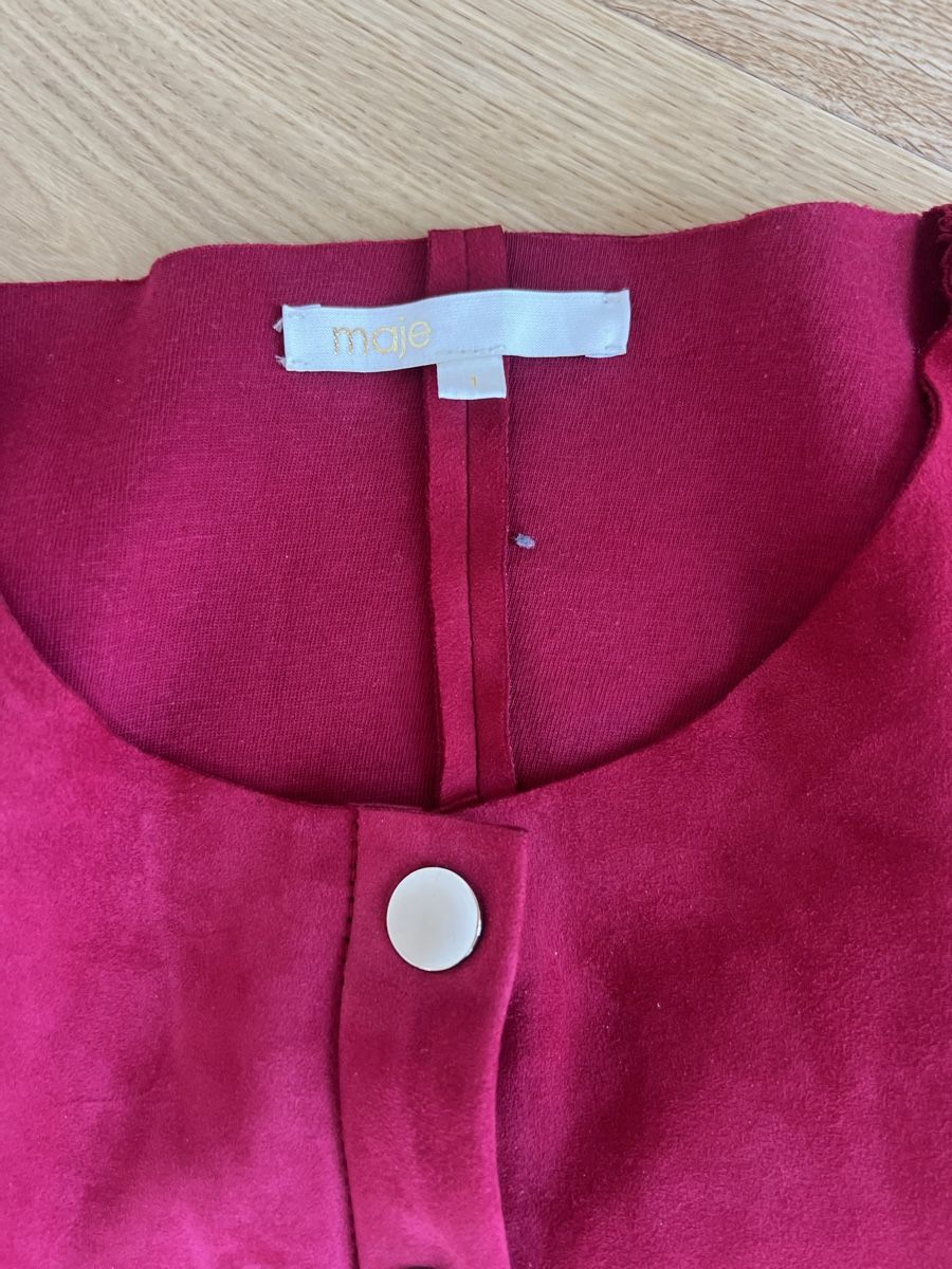 Maje Kleider: Maje Robe d'été bordeaux T 1 – Gebraucht aus Lutry von roxypoxy 1