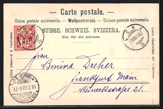 Cartes postales: Lenk, Dorfgasse, Ifigenfall, Gesamtansic – D'occasion à Berlin par bartko-reher 1