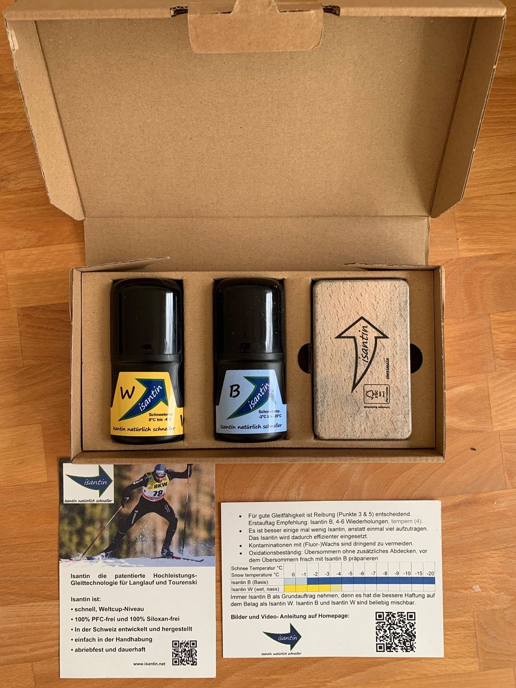 Spielzeuge: Langlauf Wachs fluorfrei Isantin Box Starter – Gebraucht aus Bern von Lukas_Skywalker 1