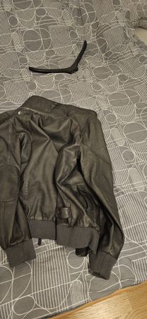 Veste simili cuir homme Indigo taille XL gris