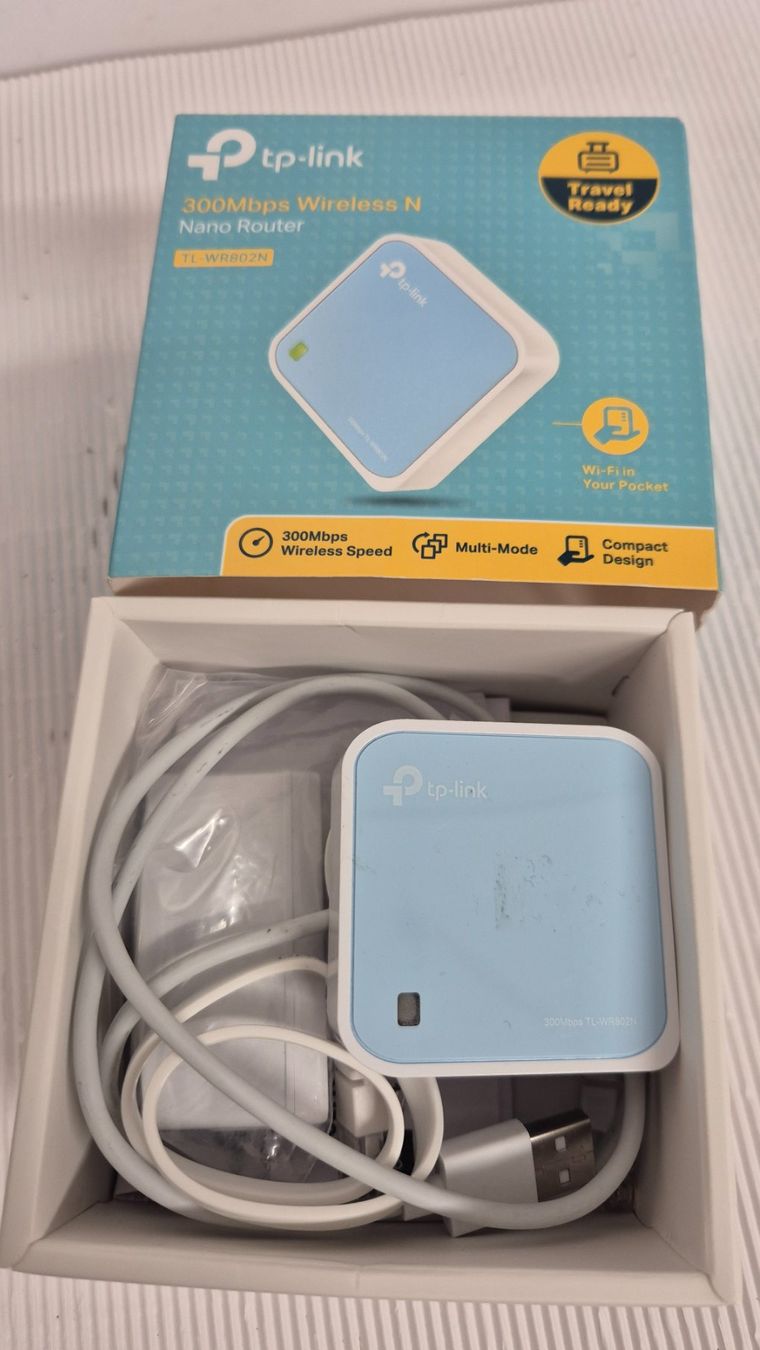 TP-Link Modem & Router: tp-link Nano Router TL-WR802N ab 1.- – Usato da Sitterdorf venduto da Lenggi7 1