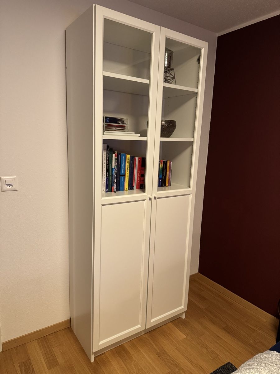 Ikea Regale: Billy Regal mit Oxberg Glastüren – Neu (gemäss Beschreibung) aus Pfyn von  3