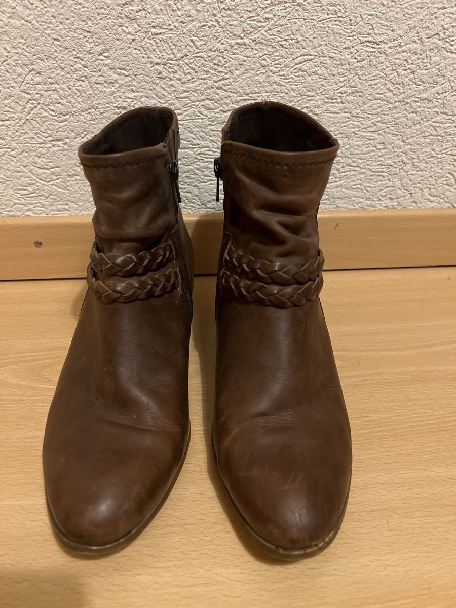 Gabor Scarpe da donna: Braune Leder Stiefeletten Gr. 39 – Usato da Brugg AG venduto da NathalieN 1
