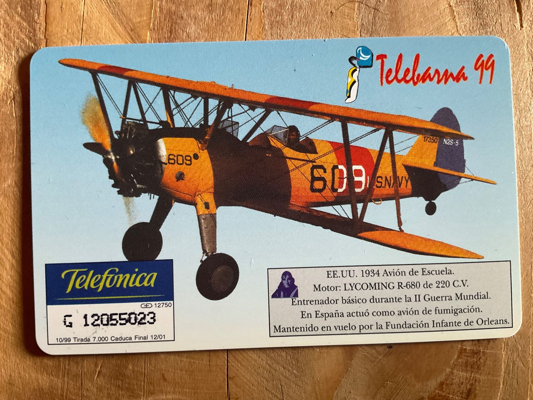 Schede telefoniche: Telefonkarte Spanien Flugzeug – Usato da Zürich venduto da Tolima194 1