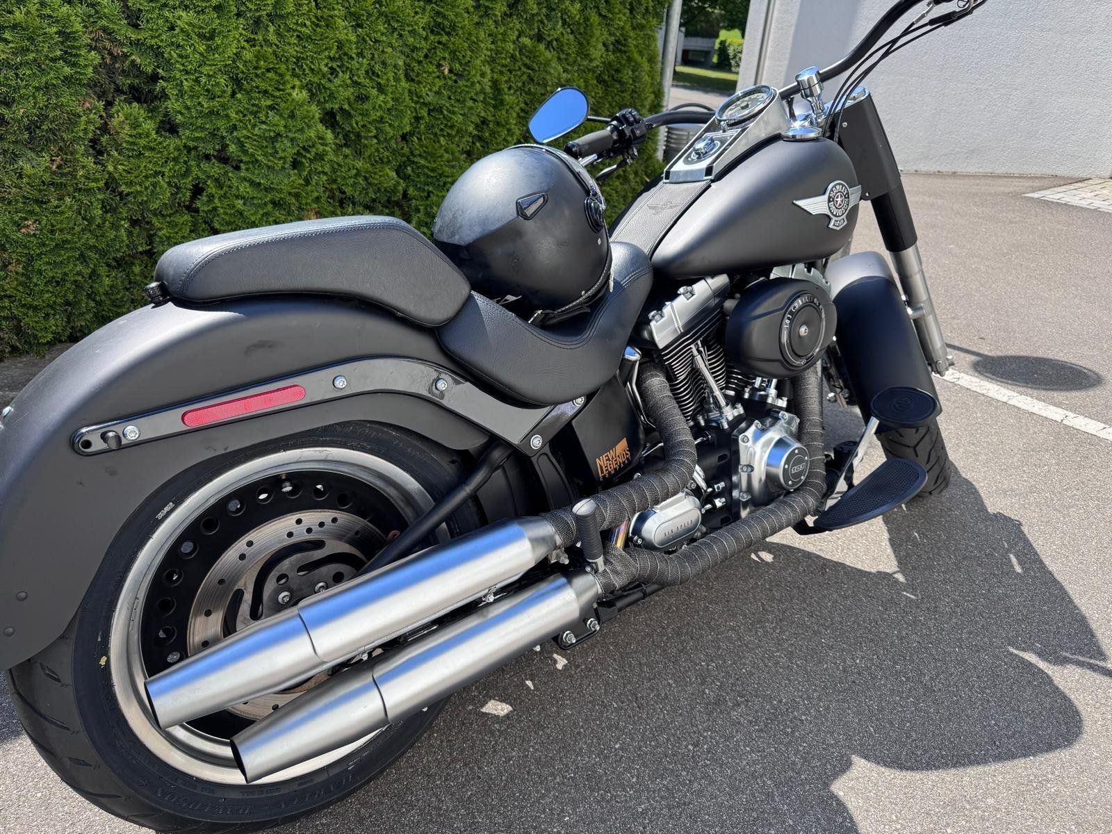 Harley-Davidson Chopper: Harley Davidson FLSTFB  103 – Usato da St. Gallen venduto da 62_Kaiser 1