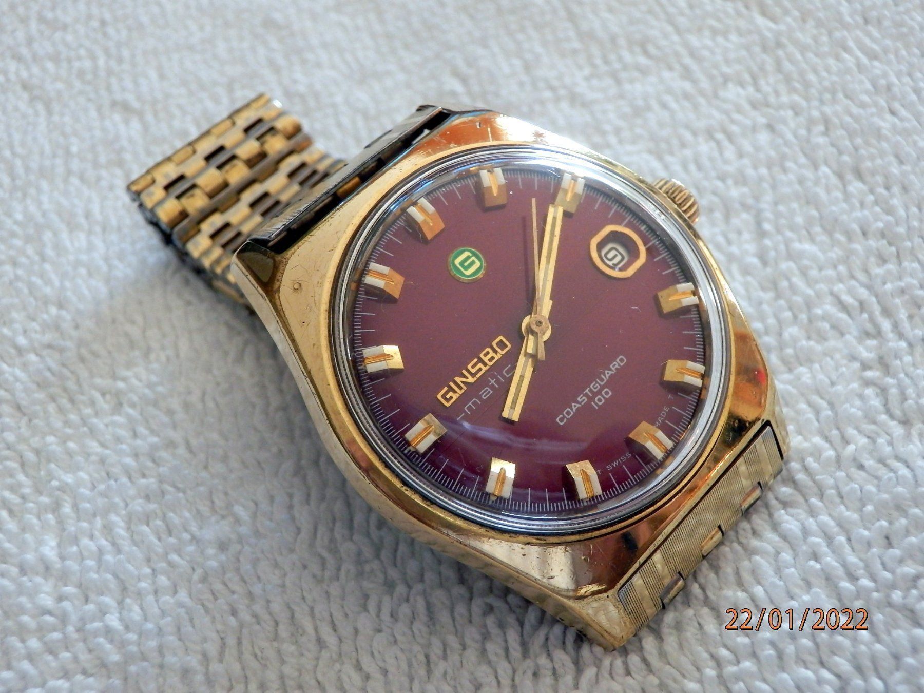 Ginsbo Watch Co Orologi: Ginsbo, Automatic, Coastguard 100, 35mm – Usato da Ueberstorf venduto da dinbau 8
