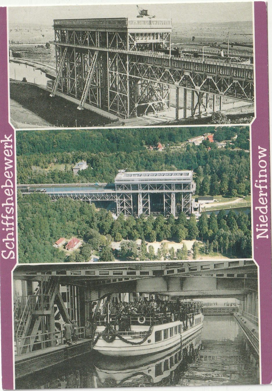 Cartoline postali: Schiffshebewek  Niederfinow – Usato da Lumbrein venduto da made02