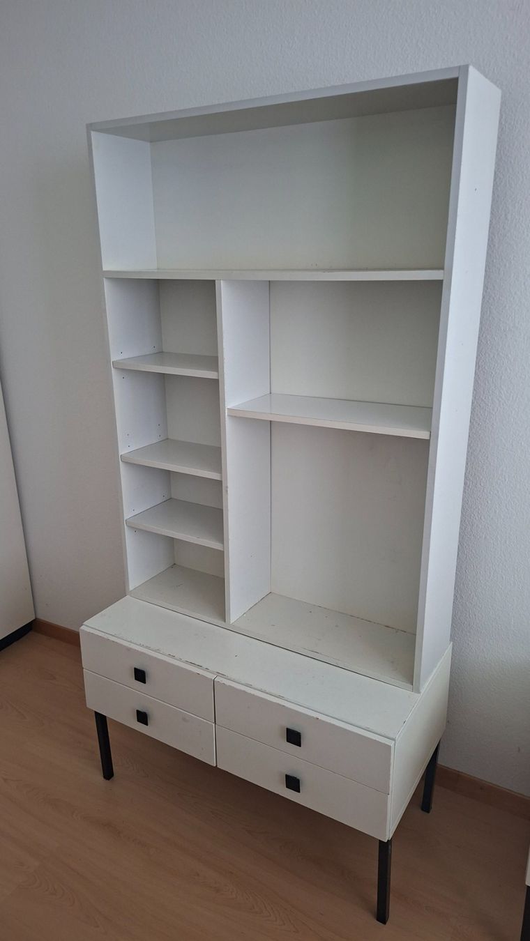 Cassettiere: Regal- / Kommode weiss 2-teilig – Usato da Emmenbrücke venduto da thokasaluni